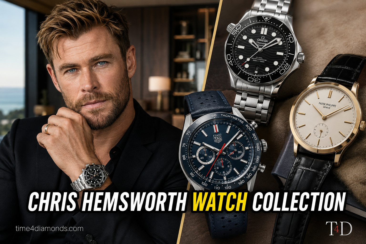 Chris Hemsworth Watch Collection: Every Watch Verified