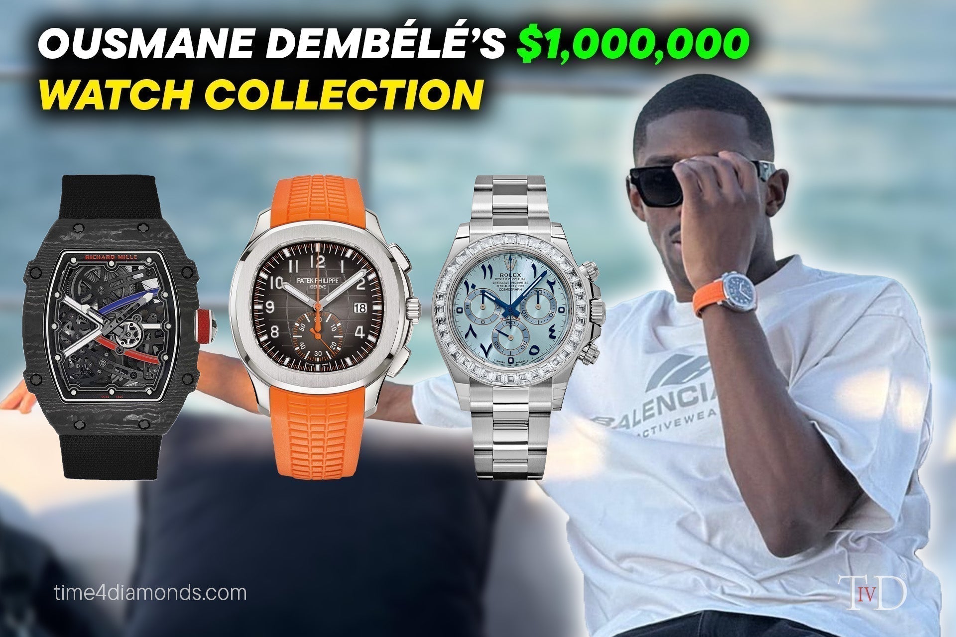 Ousmane Dembélé's $1M Watch Collection