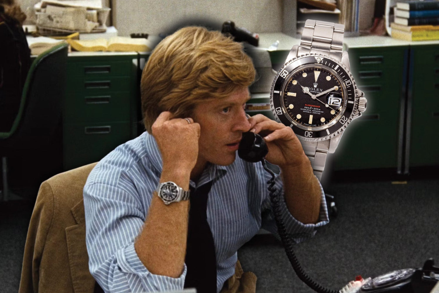 Robert Redford and the Rolex Submariner "Red Sub."