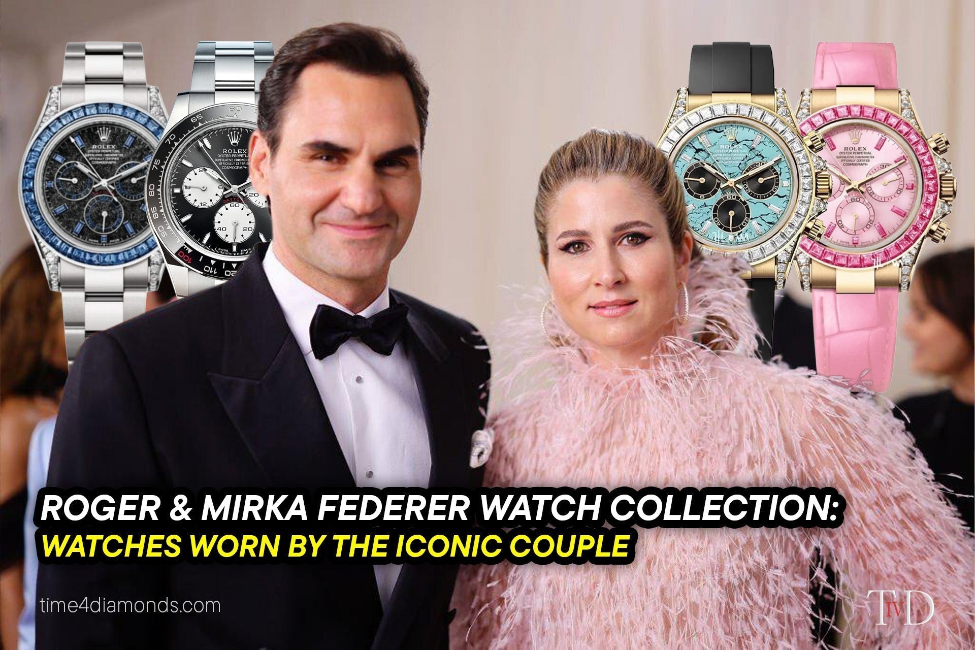 Roger Federer & Mirka Federer Watch Collection
