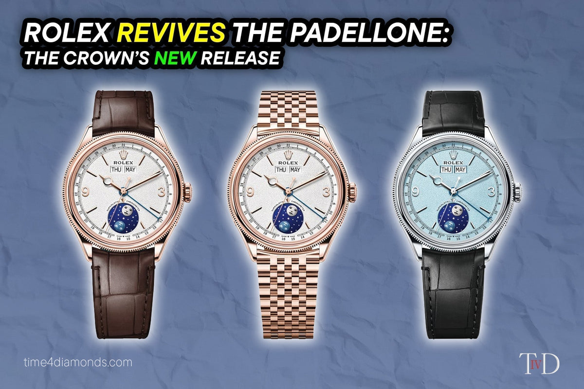 Rolex Revives the Padellone With a New Annual Calendar Moonphase