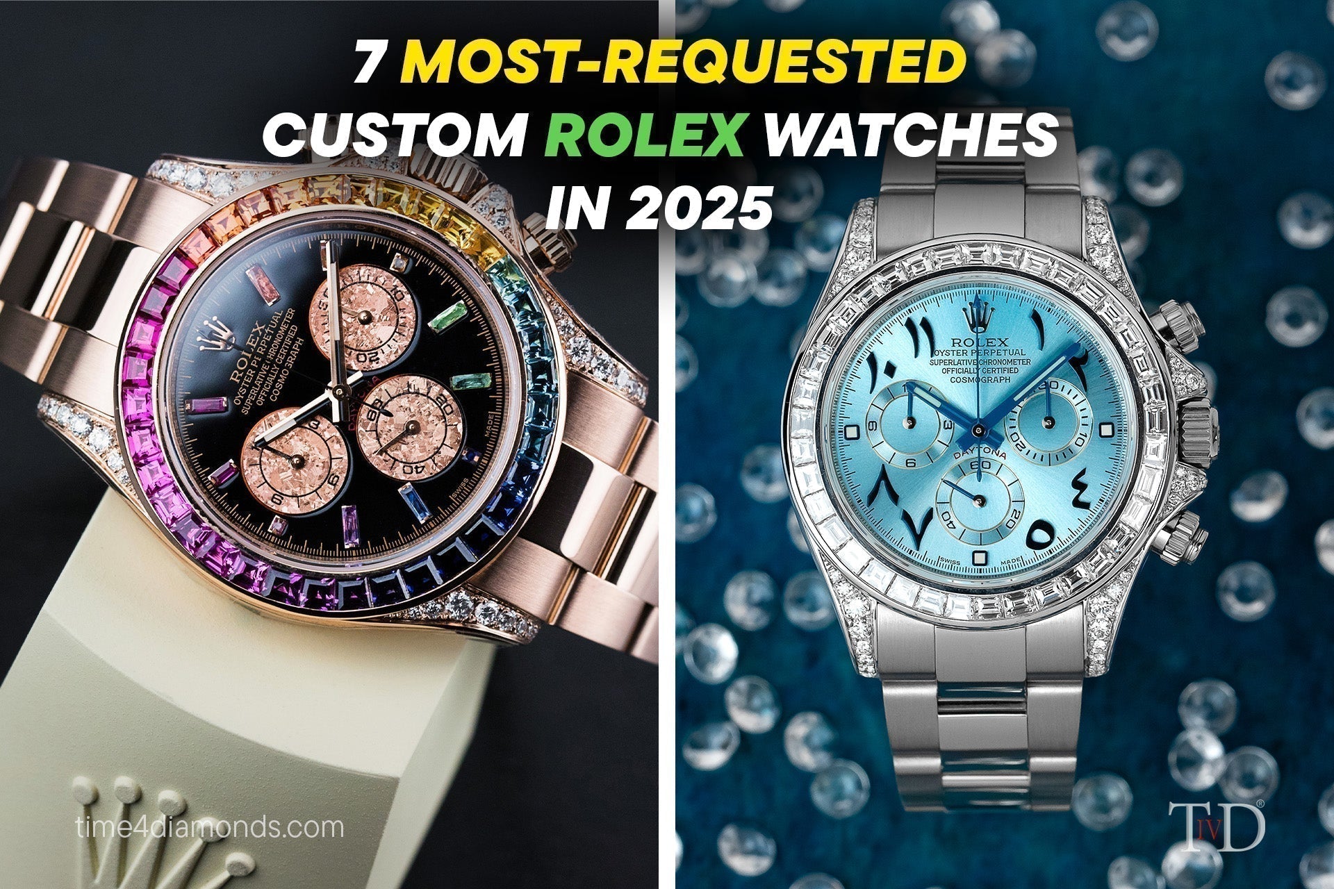 7 Most-Requested Custom Rolex Watches in 2025 main image.