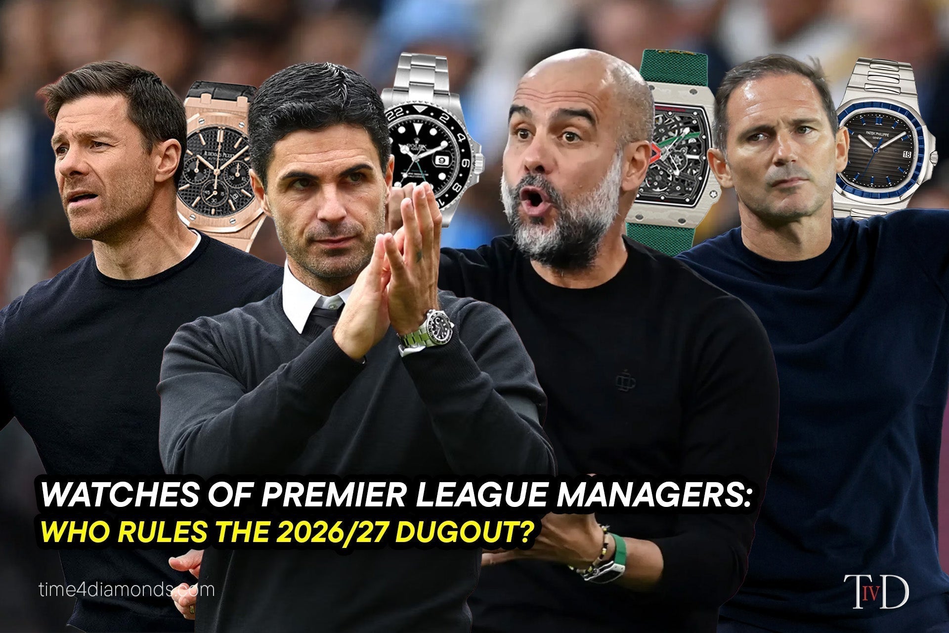 Watches of Premier League Managers: Who Rules the 2026/27 Dugout?