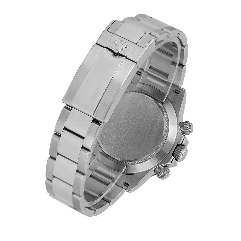 Back view of Rolex Daytona 116500LN oyster bracelet with an oysterlock clasp