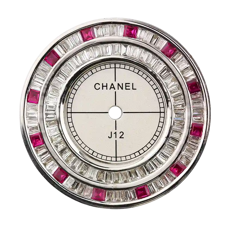 Chanel J12 33mm Baguette Cut Diamond Custom Dial