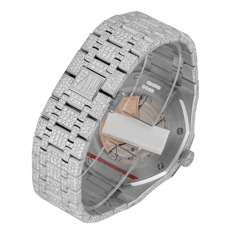 Back view of AP Royal Oak 41 White Dial 15400ST