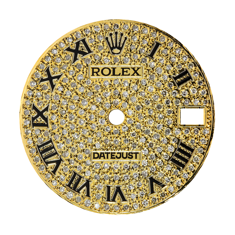 Rolex pave dial sale