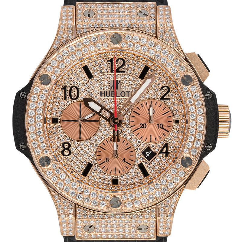 Hublot big bang rose gold diamond best sale