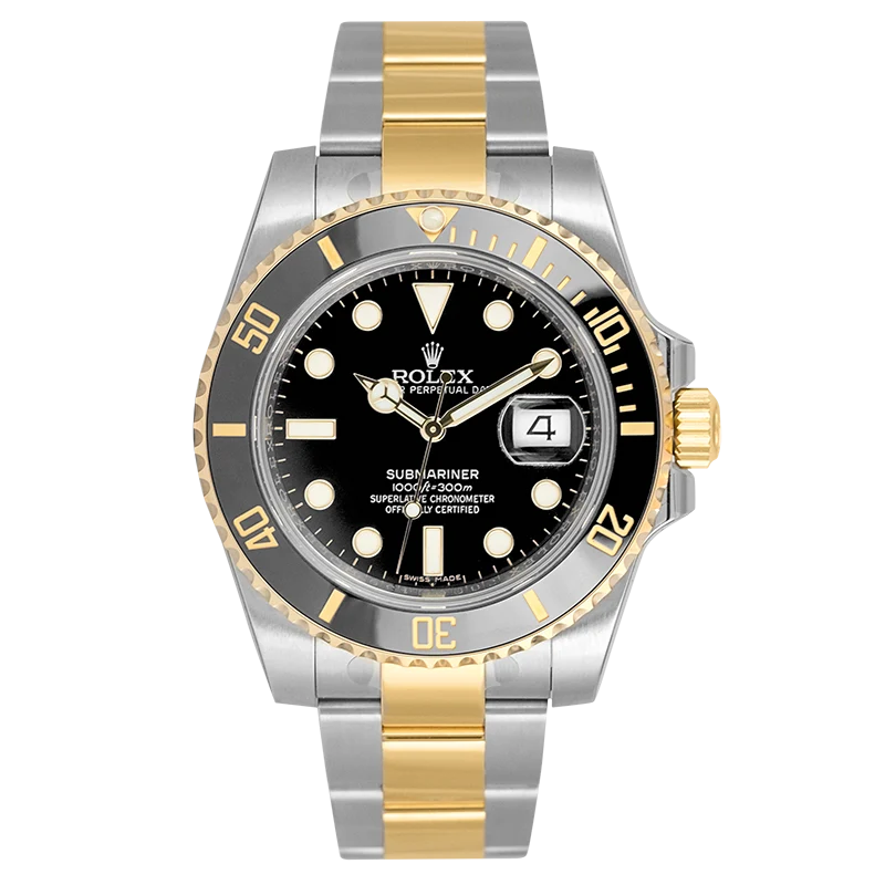 Full view of Rolex Submariner Date 40mm Steel 116613LN