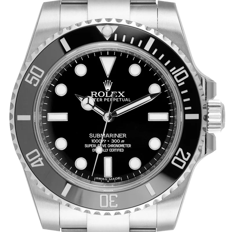 Rolex Submariner Stainless Steel Black Index 114060