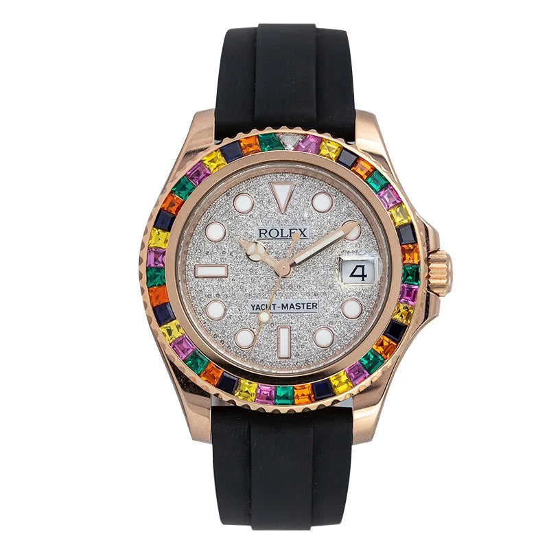Full view of Rolex Yacht-Master 37mm Custom Tutti Frutti 268655