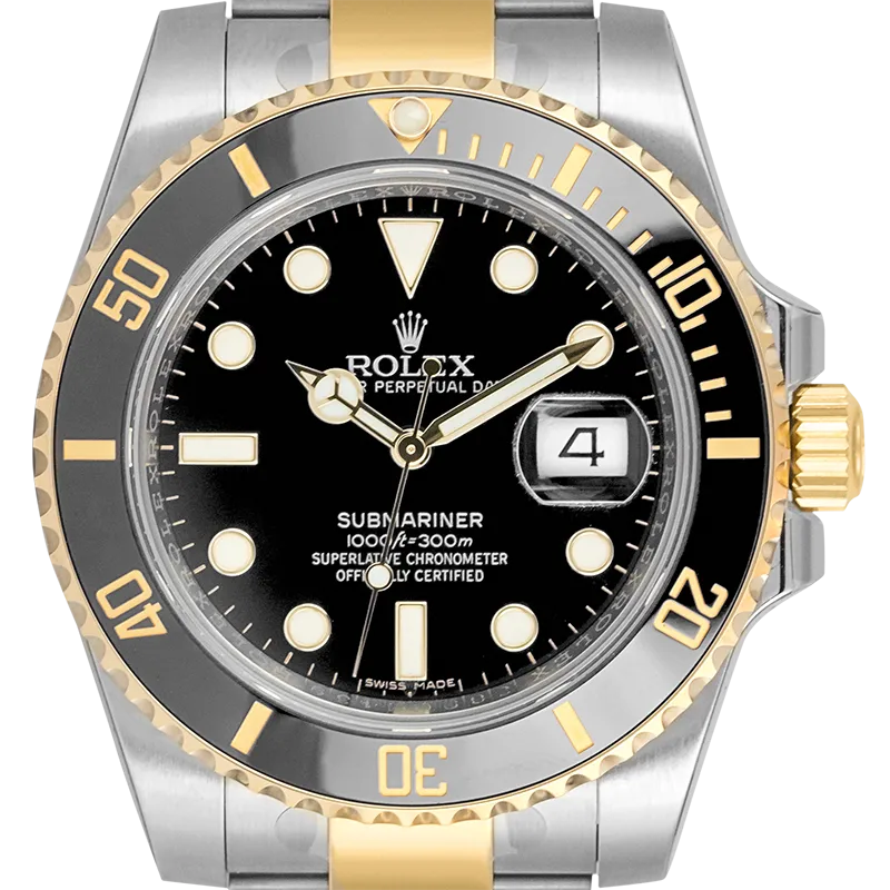 Rolex Submariner Date 40mm Steel and Yellow Gold Black Dial 116613LN
