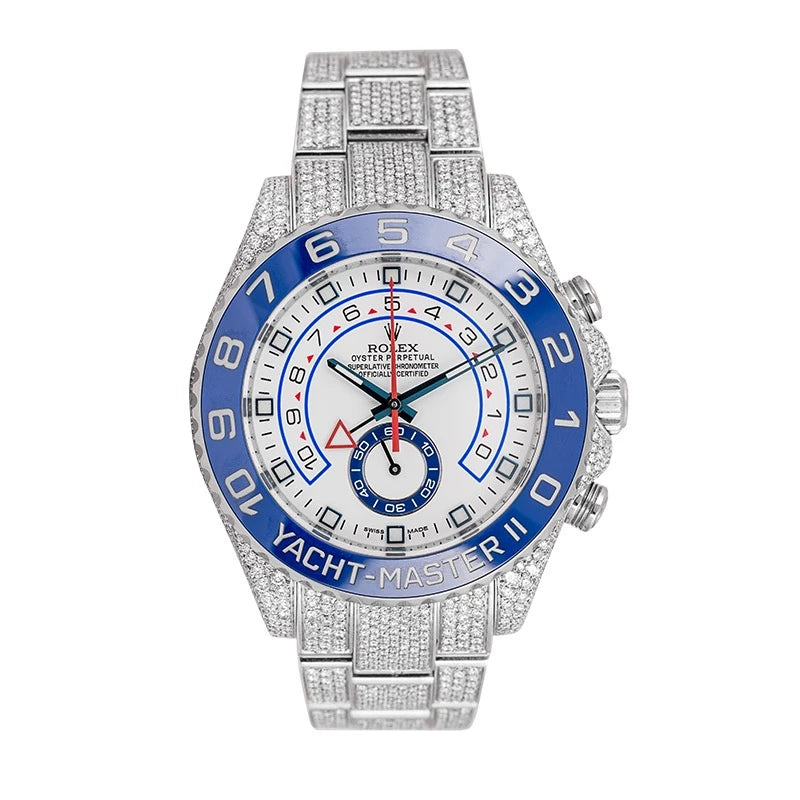 Full view of Rolex Yacht-Master II Stainless Steel 116680 Watch