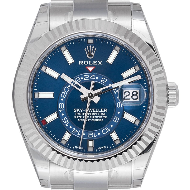 Rolex Sky Dweller 326934 Stainless Steel Blue Dial Watch