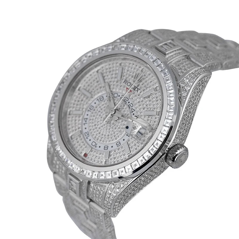 Side view of Rolex Sky-Dweller Steel 326934 Watch