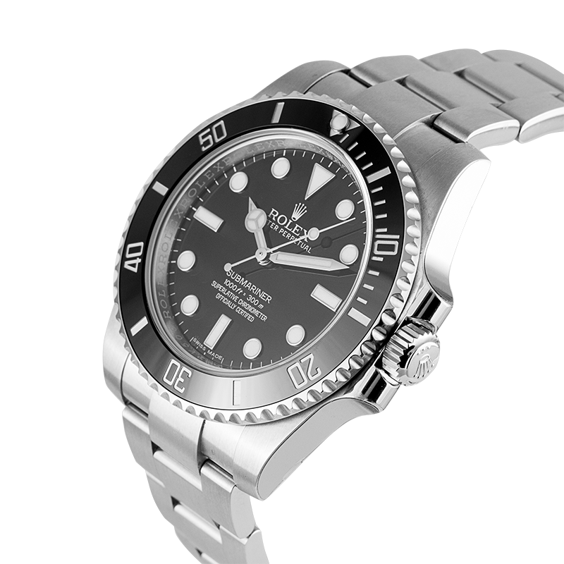 Rolex Submariner Stainless Steel Black/Index 114060