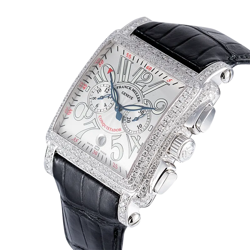 Side view of Franck Muller Cortez 10000 H CC Conquistador