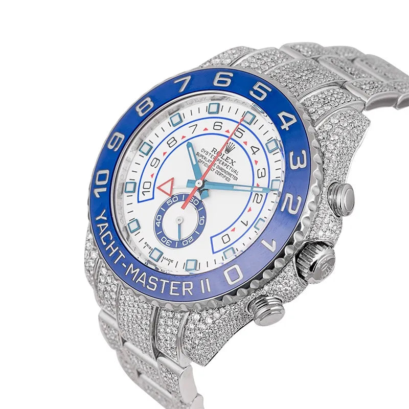 Side view of Rolex Yacht-Master II Stainless Steel 116680 Watch