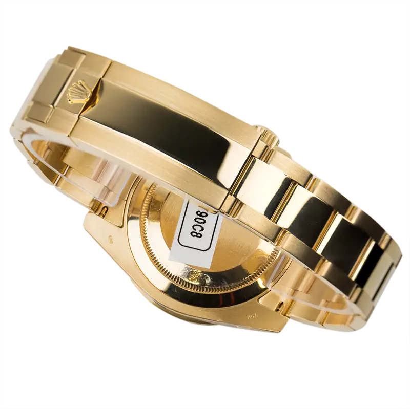 Back view of Rolex Submariner 18ct Yellow Gold Black Dial And Bezel 116618LN