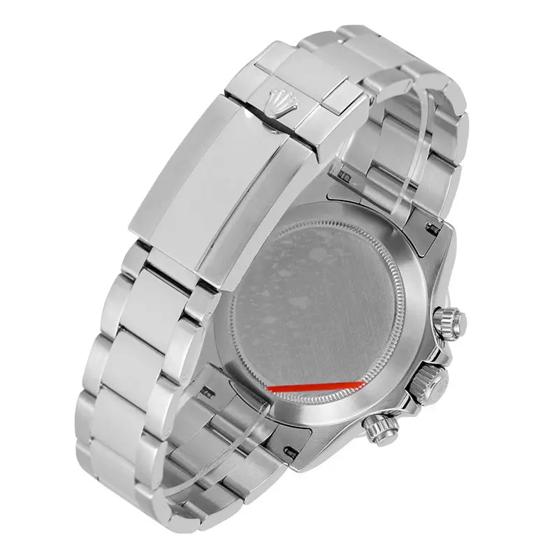 Back view of Rolex Daytona 116509 oyster bracelet with fold over clasp