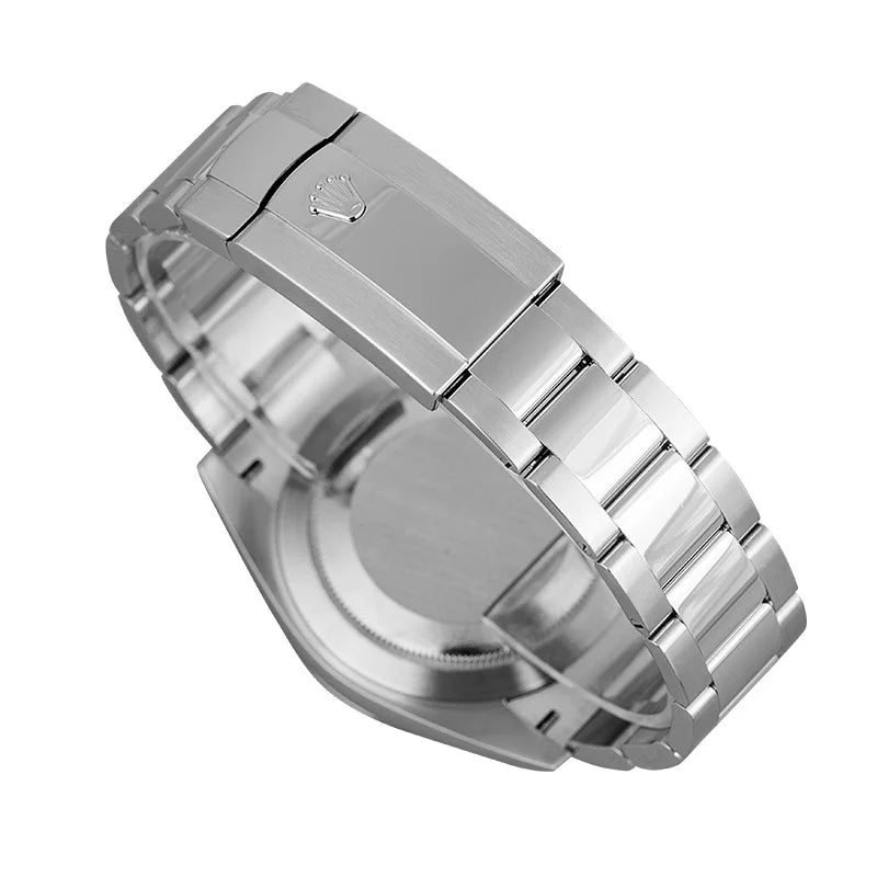 Back view of Rolex Datejust II Custom Rainbow Set 116300