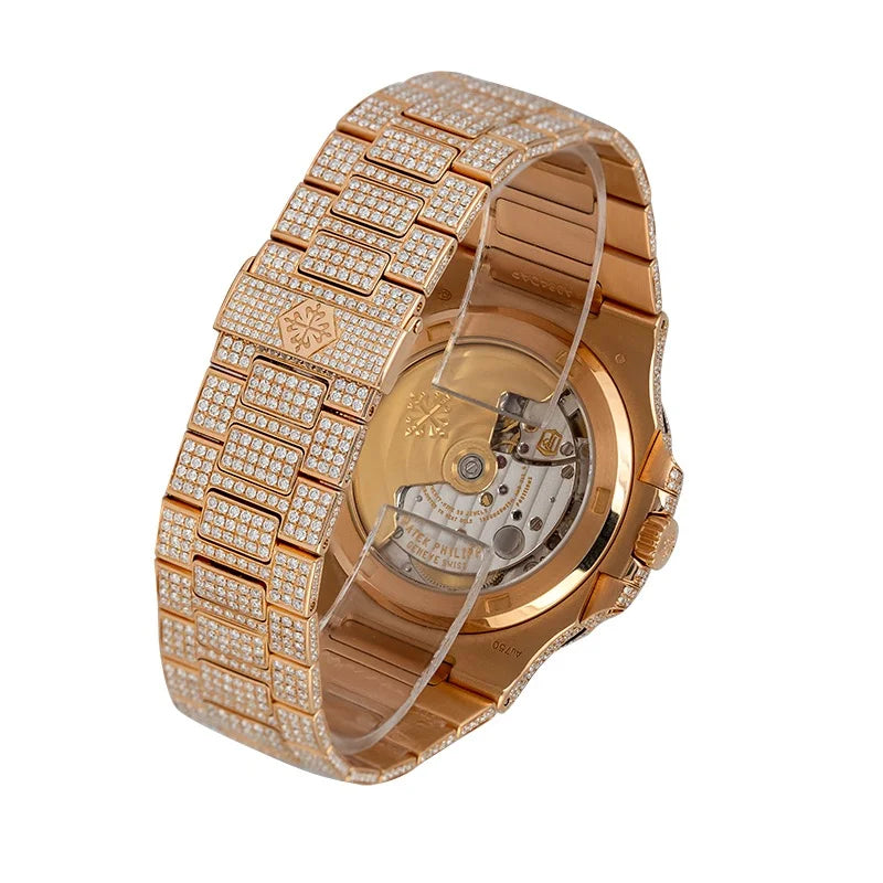 Back view of Patek Philippe Nautilus Rose Gold 57111R Watch