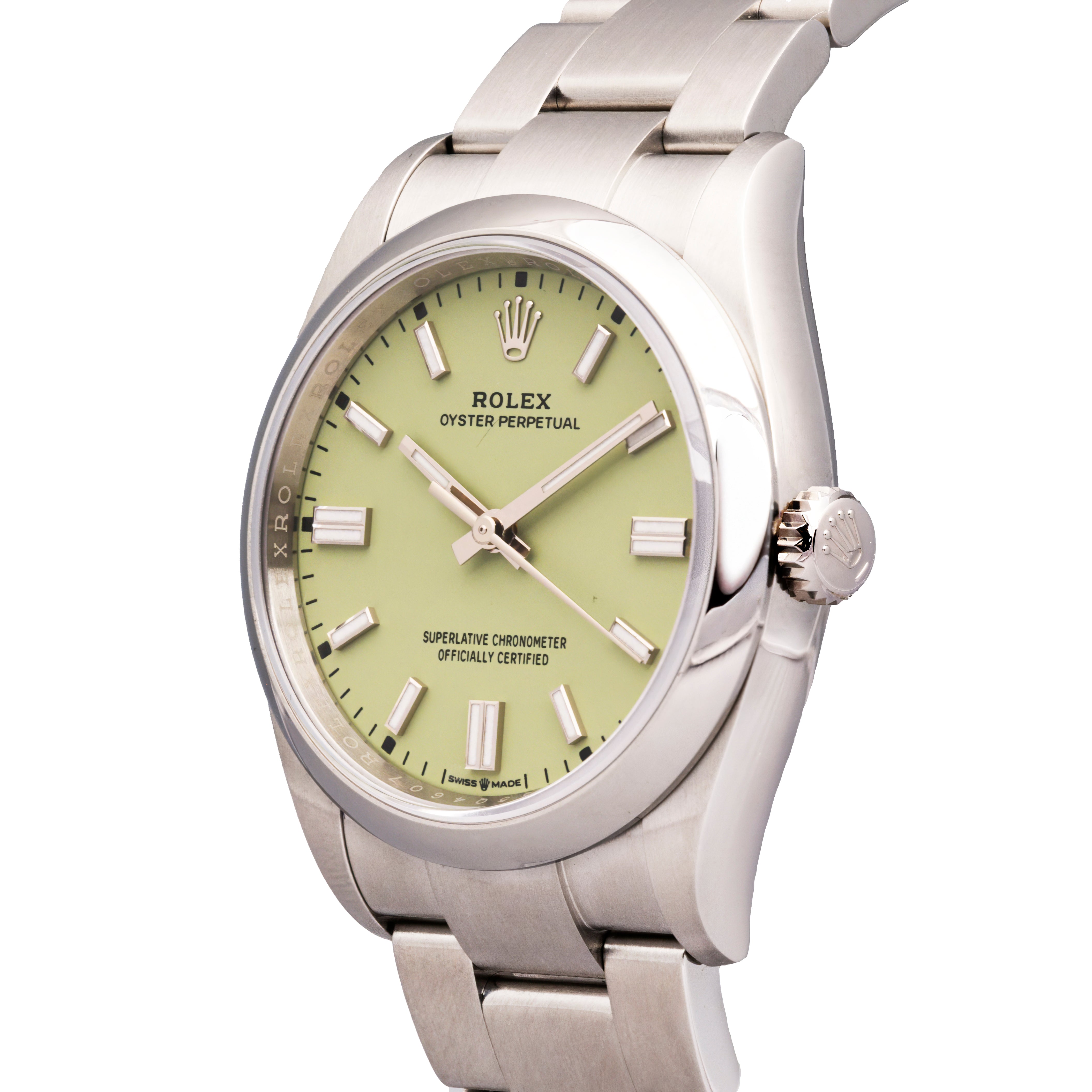 Rolex Oyster Perpetual 36 126000 Pistachio Dial