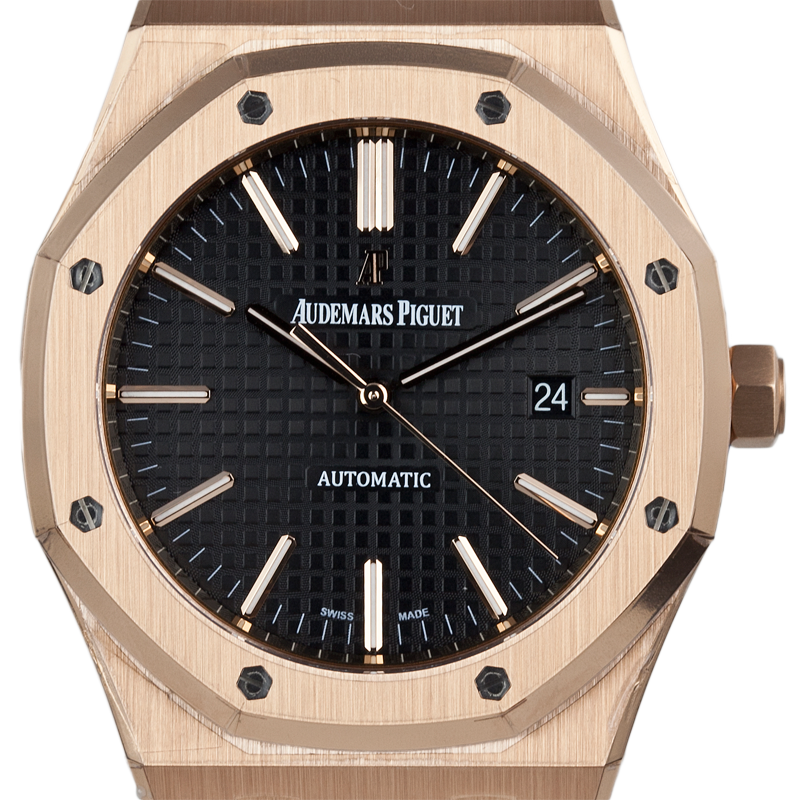 Audemars Piguet Royal Oak 15450OR.OO.D002CR.01 Rose Gold Leather