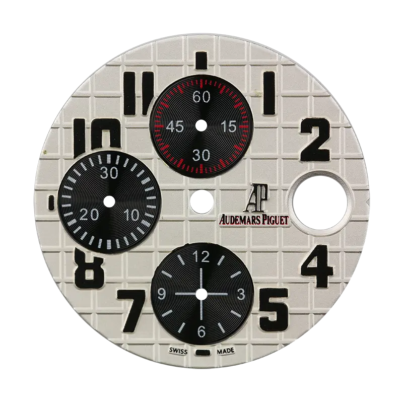 Audemars Piguet 42mm Silvered Méga Tapisserie Pattern Custom Dial