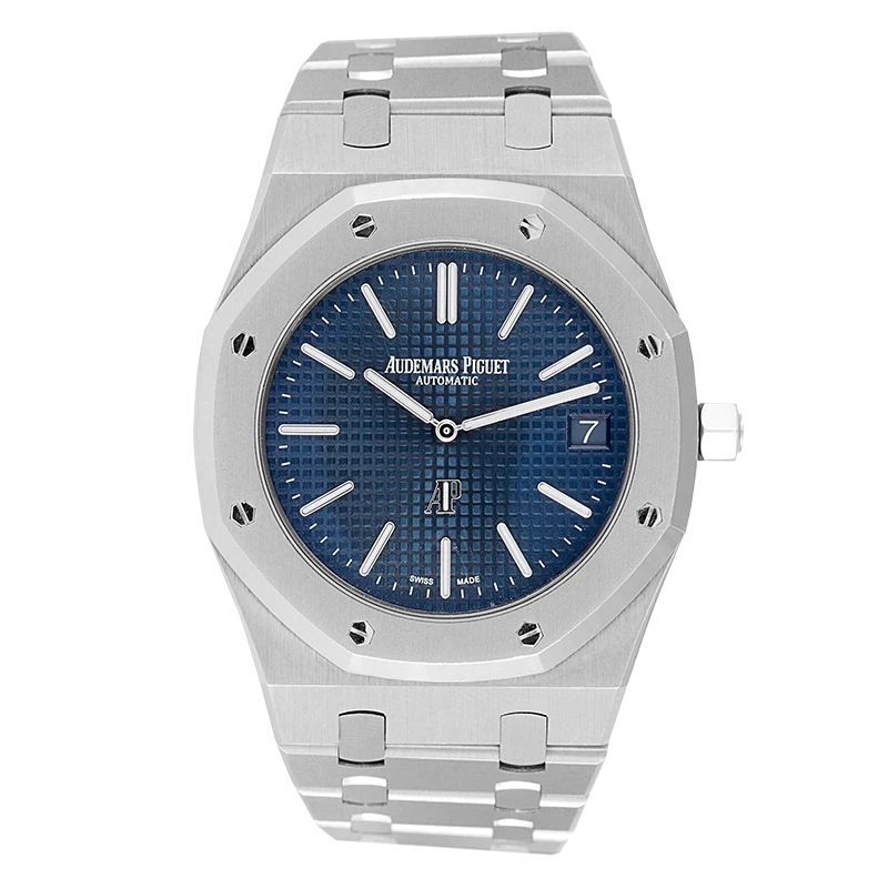 Full view of AP Royal Oak 39mm Extra Thin Jumbo 15202ST.OO.1240ST.01