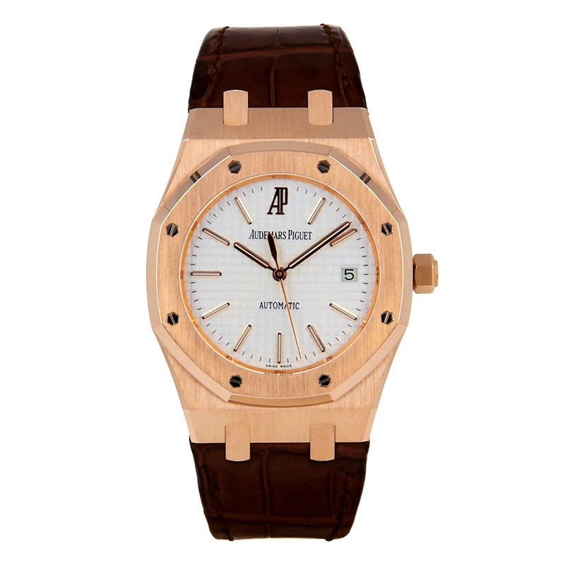 Full view of AP Royal Oak 39mm Rose Gold White Dial 15300OR.OO.D088CR.02