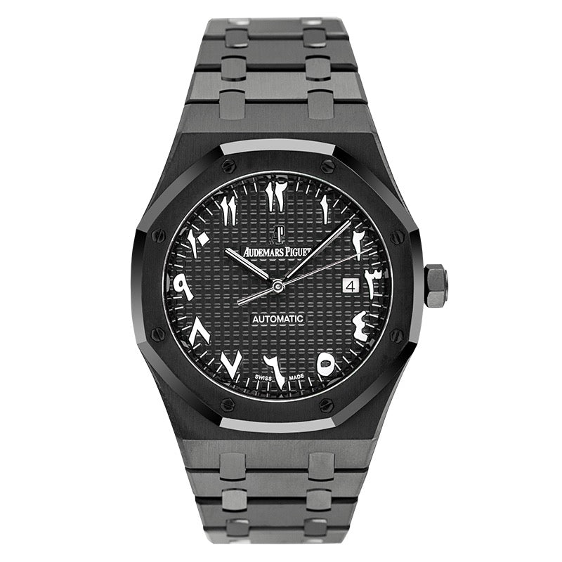 full view of the Audemars Piguet Royal Oak 41mm Custom Black PVD with BlackIndic Dial