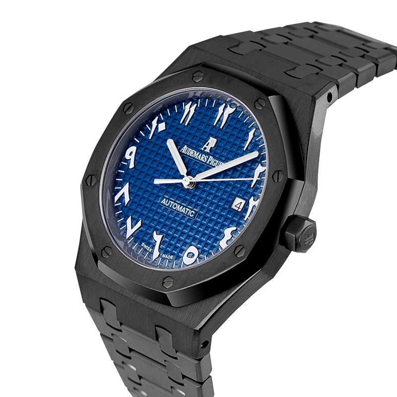 Audemars Piguet Royal Oak 41mm Custom Black PVD with BlueIndic Dial