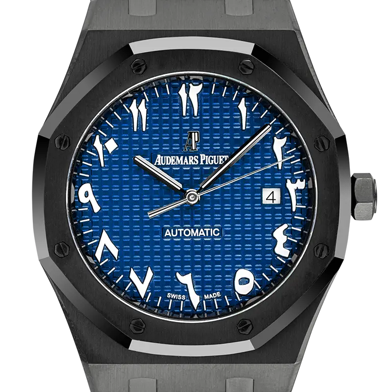 Audemars Piguet Royal Oak 41mm Custom Black PVD with BlueIndic Dial