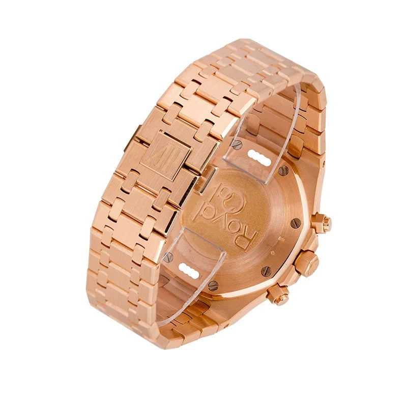 Back case view of AP Royal Oak 41mm Rose Gold 26320OR.OO.1220OR.01