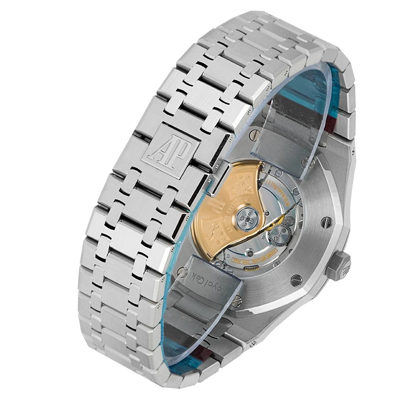 Back case view of AP Royal Oak 41mm Stainless Steel 15400ST.OO.1220ST.04