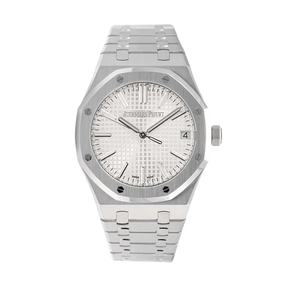 Full view of AP Royal Oak 41mm Stainless Steel Silver Dial 15510ST.OO.1320ST.08