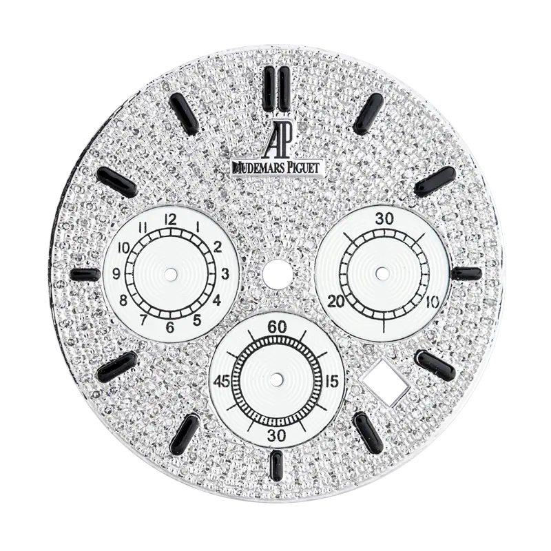 Audemars Piguet Royal Oak 41mm Steel Diamond Pavé Custom Dial