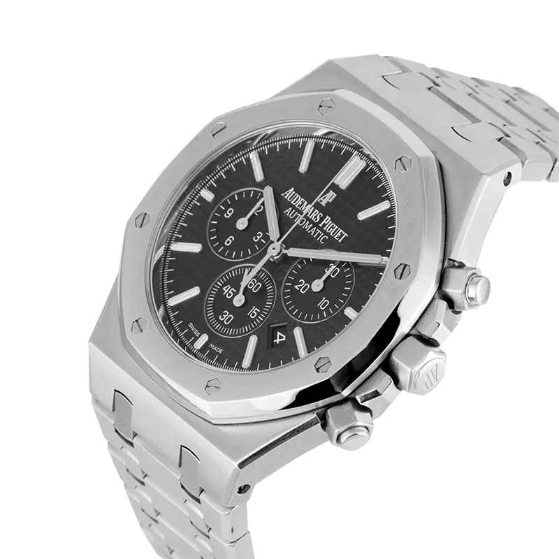 Side view - AP Royal Oak Chronograph 41mm Full Steel Black Dial 26320ST.OO.1220ST.01