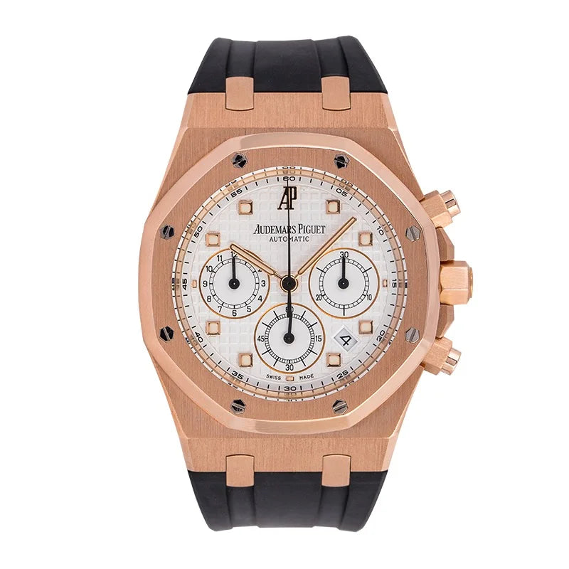 Full view of AP Royal Oak Chronograph Rose Gold 39mm 26022OR.OO.D088CR.01