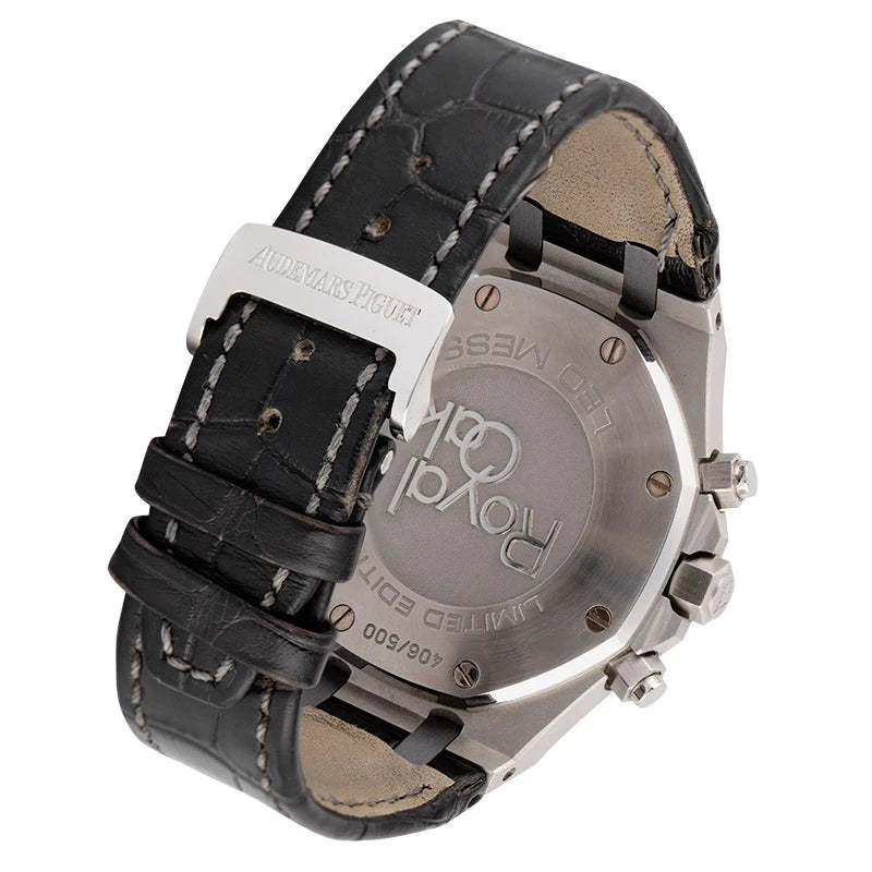Back view of AP Royal Oak Leo Messi Steel 26325TS.OO.D005CR.01