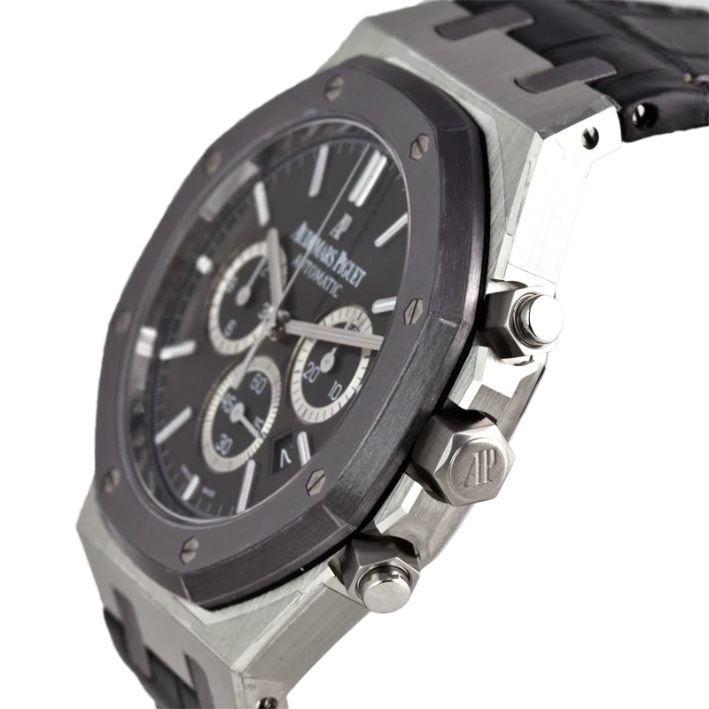 Side view of AP Royal Oak Leo Messi Steel 26325TS.OO.D005CR.01
