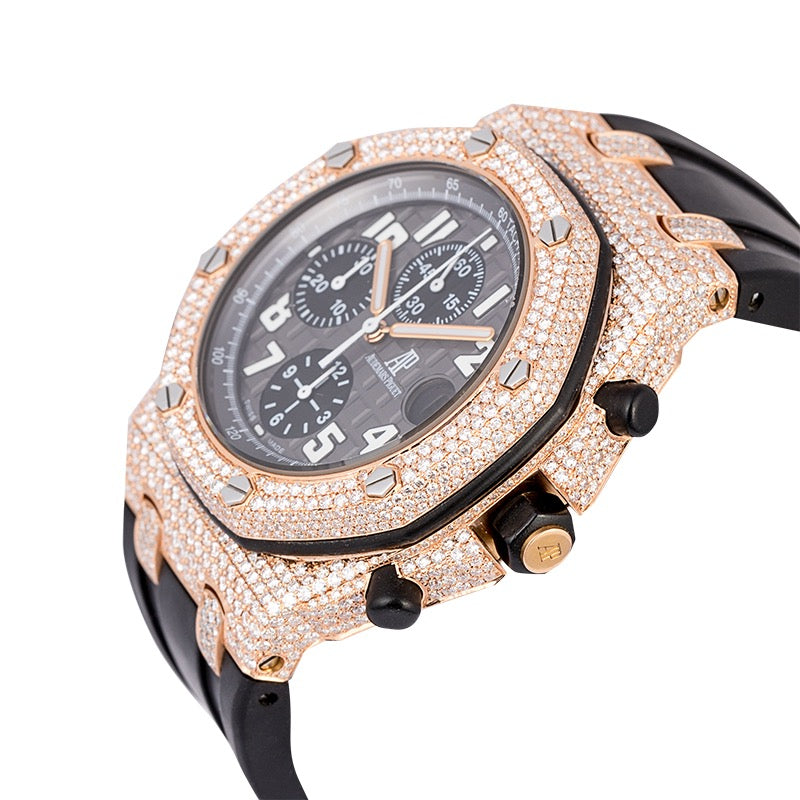 Audemars Piguet Royal Oak Offshore 42 Rose Gold Custom Diamond Set