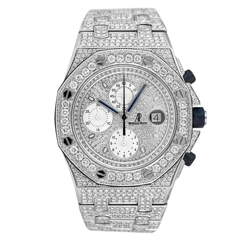 Full view of AP Royal Oak Offshore 42mm Diamond Set 26170ST.OO.D305CR.01