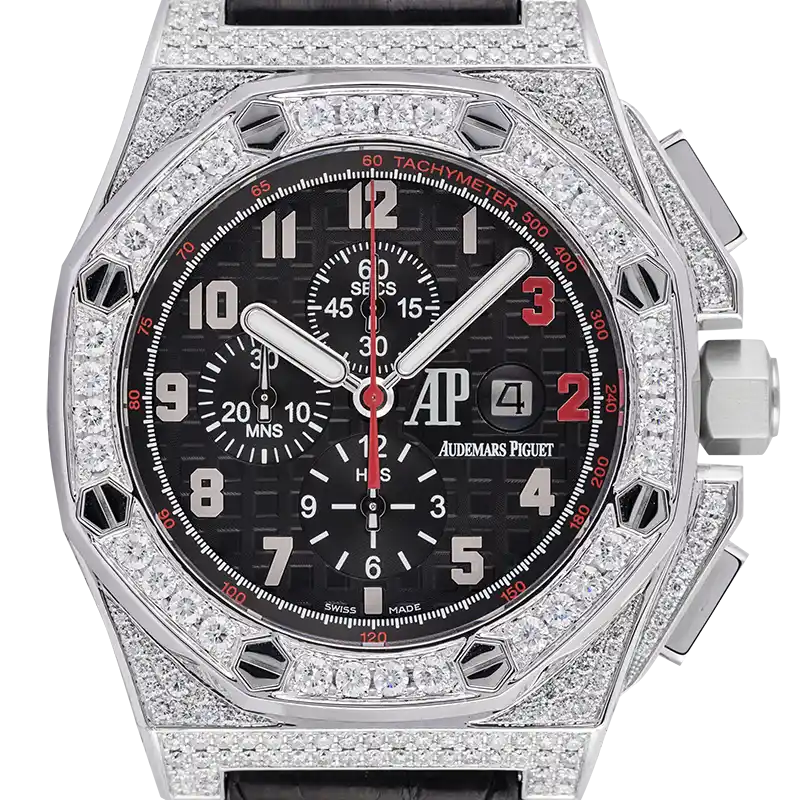 AP Royal Oak Offshore 48mm Shaquille O'Neal Diamond Set Black Dial 26133ST.OO.A101CR.01