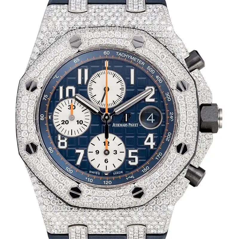 AP Royal Oak Offshore Navy Custom Diamond Set 26470ST.OO.A027CA.01