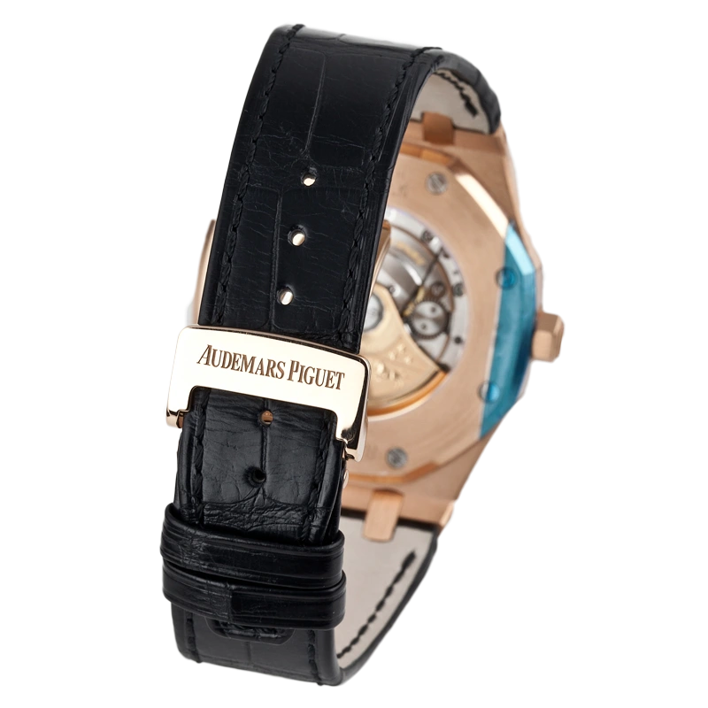 AP Royal Oak black crocodile leather strap 15450OR.OO.D002CR.01