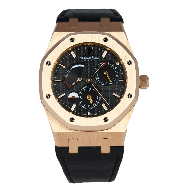 Full view of AP Royal Oak Rose Gold Leather 26120OR.OO.D002CR.01