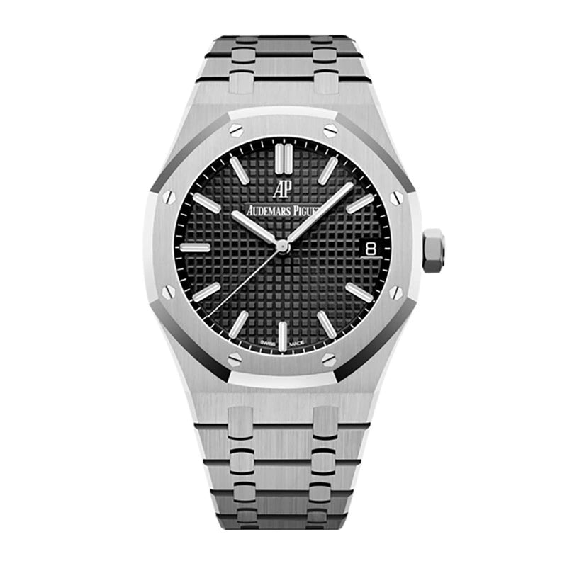 Full view of AP Royal Oak Selfwinding 41mm Steel Black Dial 15500ST.OO.1220ST.03