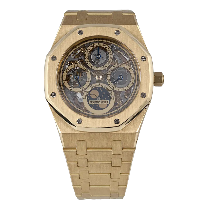 Full view of AP Royal Oak Yellow Gold 25829BA.OO.0944BA.01